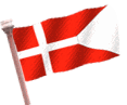 Denmark Danmark Naval Ensign LH
