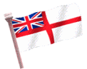 UK Naval Ensign White R