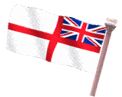 UK Naval Ensign White L